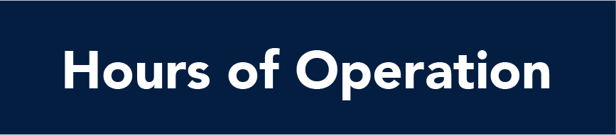 Campus Rec Hours of Operation